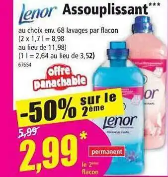 Norma Assouplissant lenor offre