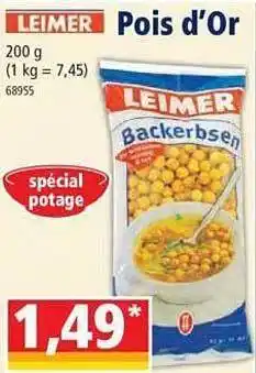 Norma Pois d'or leimer offre