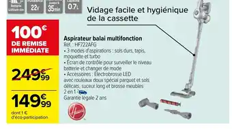 Carrefour Aspirateur Balai Multifonction offre
