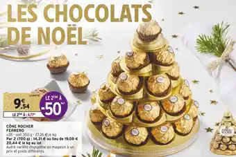 Intermarché Ferrero cône rocher offre