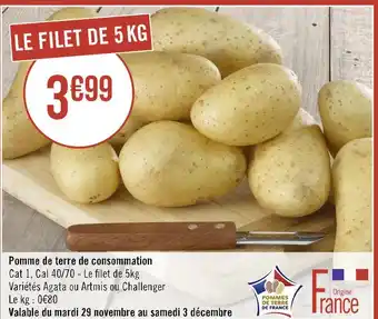 Géant Casino Pomme de terre de consommation offre