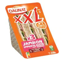 Auchan SANDWICH TRIANGLE XXL DAUNAT offre