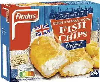Spar FILETS COLIN D’ALASKA FAÇON FISH AND CHIPS SURGELÉS offre