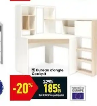 Conforama Bureau d'angle COckpit offre