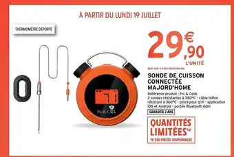 Intermarché Hyper Sonde De Cuisson Connectée Majord'home offre