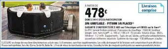 E.Leclerc Brico Spa Gonflable - Python 5-8 Places offre