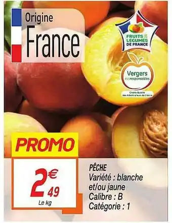 Netto Pêche Blanche Et-ou Jaune offre