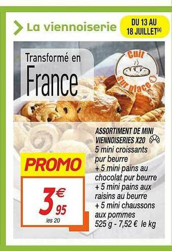 Netto Assortiment De Mini Viennoiseries X20 offre