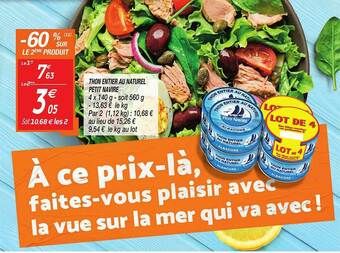 Netto Thon Entier Au Naturel Petit Navire offre