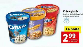 Lidl Crème Glacée offre