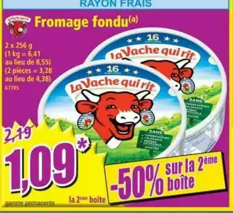 Norma La Vache Qui Rit Fromage Fondu -50% Sur La ème Boîte offre