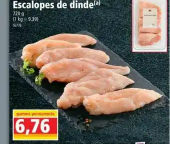 Norma Escalopes De Dinde offre