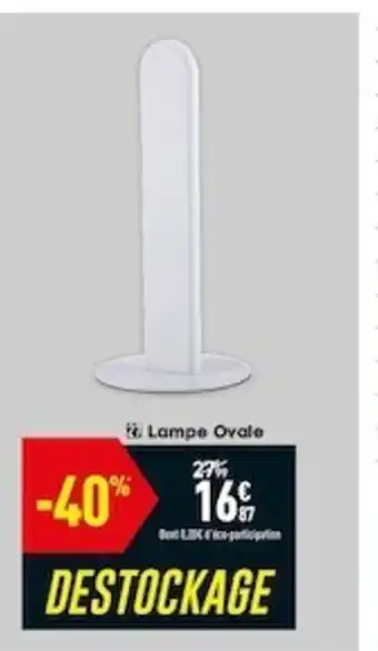 Conforama Lampe Ovale offre