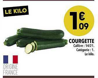 Supeco Courgette offre