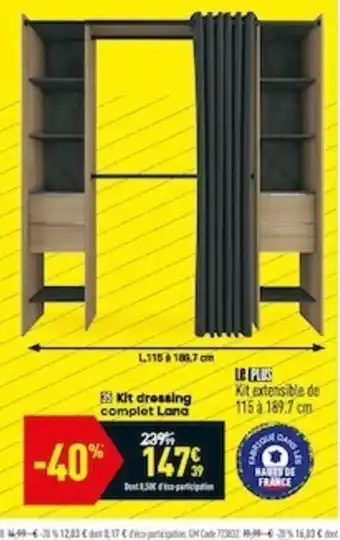 Conforama Kit dressing offre
