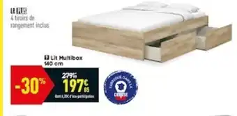 Conforama Lit Multibox offre
