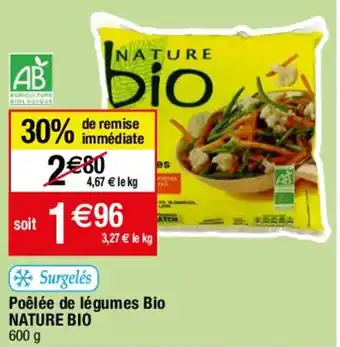 Migros Poêlée de légumes bio NATURE BIO offre