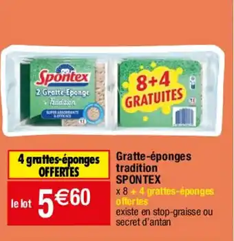 Migros Gratte-éponges tradition SPONTEX offre