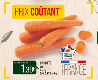 Match Carotte offre