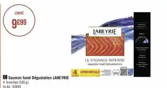 Géant Casino Saumon fumé dégustation labeyrie offre