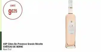 Géant Casino Aop côtes-de-provence grande récolte château de berne offre