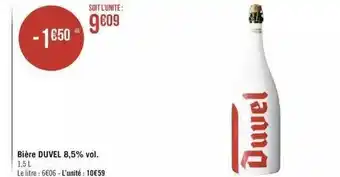 Géant Casino Bière duvel 8.5% vol offre