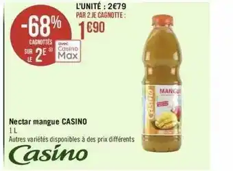 Géant Casino Nectar mangue casino offre
