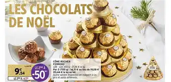 Intermarché Express Cône rocher ferrero offre