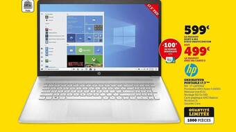 Super U Ordinateur portable 17.3 offre