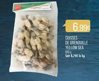 Match Cuisses de grenouille yellow sea offre