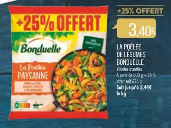 Match La poêlée de légumes BONDUELLE offre