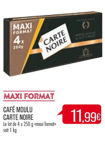 Match Café moulu CARTE NOIRE offre