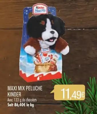 Match Maxi mix peluche KINDER offre