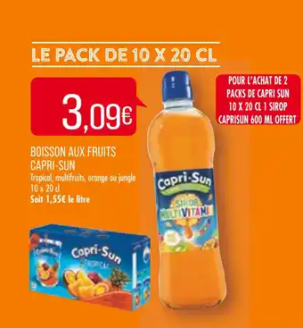 Match Boisson aux fruits CAPRI-SUN offre