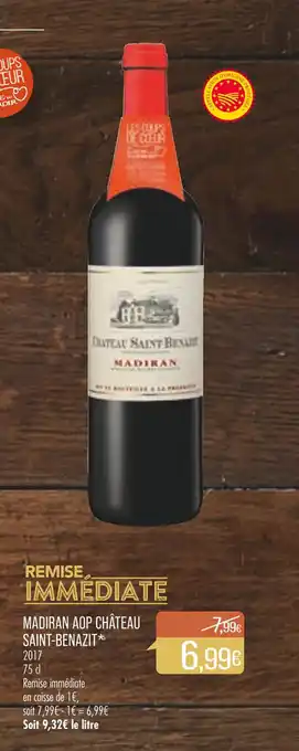 Match Madiran aop château saint-benazit offre