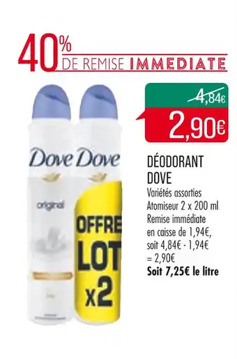 Match Déodorant DOVE offre
