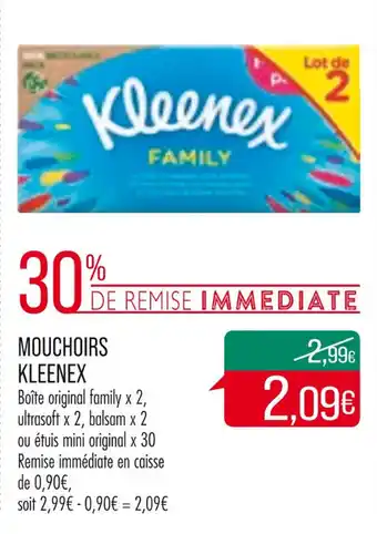 Match Mouchoirs KLEENEX offre