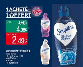 Match Assouplissant SOUPLINE offre