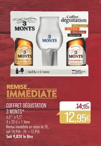Match Coffret dégustation 3 MONTS offre