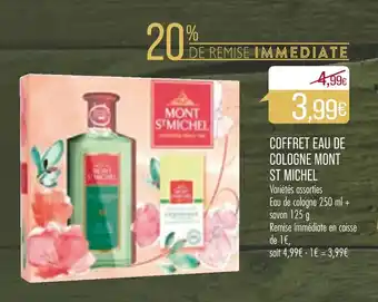 Match Coffret eau de cologne mont ST MICHEL offre