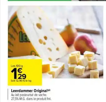 Carrefour Leerdammer original offre