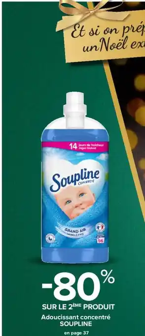 Carrefour Adoucissant concentré soupline offre