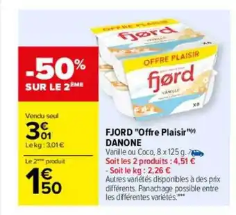 Carrefour Fjord offre