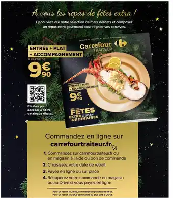 Carrefour Carrefour traiteur.fr offre