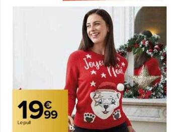 Carrefour Le pull offre