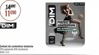 Géant Casino Collant de contention fantaisie offre