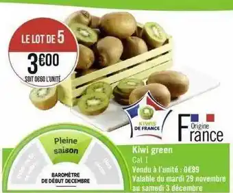 Géant Casino Kiwi green offre