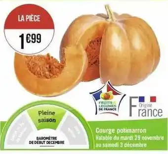 Courge potimarron
