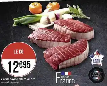 Géant Casino Viande bovine rôti ** ou *** offre