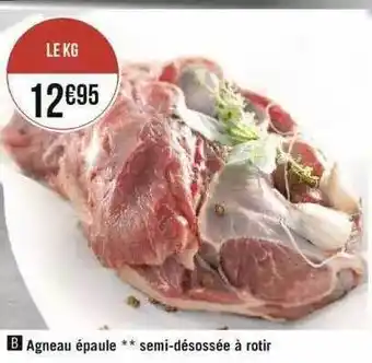 Géant Casino Agneau épaule ** semi-désossée à rotir offre